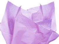 Packaged 100 Ct Bulk Tissue Paper Soft Lavender 15 Inch X 20 Inch