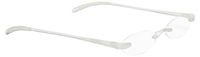 Select-A-Vision Flexi Lights Rimless Round Unisex Readers, Clear, 2.25