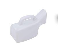 LSY@ Urinal Pot, Ms 1000ml Portable Thicken Plastic Urinal Old Man Child Chamber Pot Bed Urine Sick Patient Geriatric Care Urinal Basin   White Household
