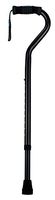 Sky MedSupply Int'l Corp Standard Offset Walking Cane Adjustable, Aluminum Black, 0.64 Pound