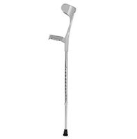 Elderly Crutches Walking Stick Aluminum Forearm Crutches Tall Adult Pivoting Closed-Cuff Crutch Lightweight Adjustable Ergonomic Comfortable Wrist Handle Heavy Duty for Standard Balance Strong Cane