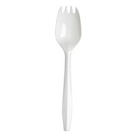 Dixie 5.75" Medium-Weight Polypropylene Plastic Spork by GP PRO (Georgia-Pacific), White, CMP21C, (Case of 1,000)