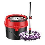 MOP Spinning and Bucket Cleaning Set Hand Pressure Single Barrel Washing and Dehydrating 2 in 1 Head3
