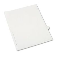Avery Dennison 82231 Allstate-Style Legal Side Tab Divider, Title: 33, Letter, White, 25/Pack