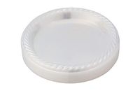 Clear Plastic Plates, Disposable 9 Inch Clear Dinner Plates 40 Count, Lightweight Party Plates, Microwaveable Buffet Plates