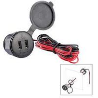 POPL USB-PM Dual USB 12V Plug Two Way Radio Antennas