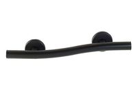Lifeline Home Mobility Grab Bar - Wave Design | Left Hand | Matte Black | 36 Inch