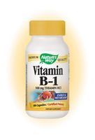 Nature's Way Vitamin B-1 100 Mg - 100 Capsules ( 5-Pack)