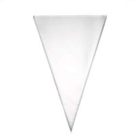 HUI JIN Clear Cone Bags Oriented Polypropylene Cello Bags100 Pieces