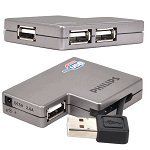 PHILLIPS 4-Port USB 2.0 Micro-Hub