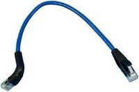 L-COM - TRD815RABL-1 - PATCH CORD, CAT5E, RJ45 PLUG, UTP, 1FT, BLUE