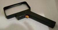 2X WITH 4X INSERT 2" X 4" ILLUMINATED RECTANGULAR HAND MAGNIFIER