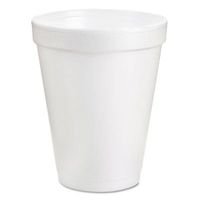 Drink Foam Cups, 6oz, White, 25/Bag, 40 Bags/Carton, Sold as 1 Carton