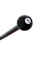 Walking Cane Eight Ball Billiard Black Cane