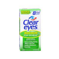 Clear Eyes Itchy Eye Relief Eye Drops-0.5 oz, 2 pk