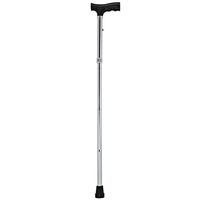 Folding Walking Cane, Silver
