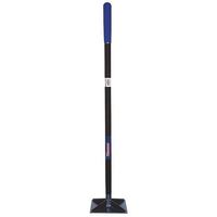 Tamper, Steel, 8in.L x 8in.W, Rubber Grip
