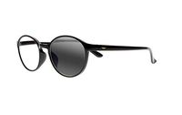 Mens Womens Round Frame Transition Photochromic Progressive Multifocal Lens Anti Blue Light Reading Glasses (All 2 Colors, 1.50)