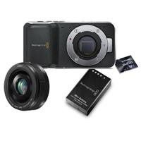 Blackmagic Pocket Cinema Camera Body Bundle with MFT Mount. Value kit with Acc