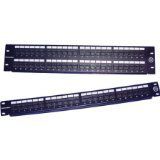 Hellermann Tyton PP110C5E12 Category 5e Universal 12 Port Patch Panel, 1U, Black