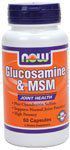 NOW GLUCOSAMINE & MSM Plus Chondroitin - 60 CAPSULES