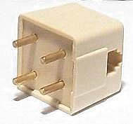 Telephone 4 Prong Plug to Modular Adapter RJ-11 for Standard Vintage or Rotary Phone