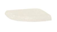 Swanstone ES20000.059 Solid Surface Corner 2-pieces Shower Soap Dish, 4.75-in L X 4.75-in H X 1-in H, Tahiti Ivory
