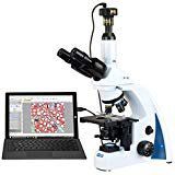 OMAX 40X-2000X 10MP Digital Plan Infinity Trinocular Siedentopf LED Compound Biological Microscope