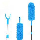 Collapsible Adaptable Smock - Function Telescoping Flexible Duster Washable Anti Static Soft Microfiber Cleaning Brush Dust Cleaner - Double-Jointed Flexile Conciliatory - 1PCs
