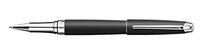 Caran d'Ache Leman Silver Plated Rollerball Pen - Black Matt