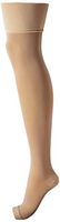 Truform Compression 20-30 mmHg Thigh High Open Toe Stockings Beige, X-Large, 2 Count