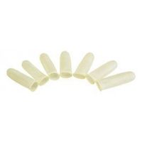 Grafco 3911-M Reinforced Latex Finger Cots, 144/box - Medium
