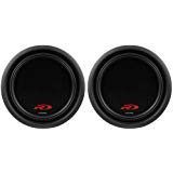 Alpine Swr-t10 10-Inch 3600 Watt Shallow Mount Subwoofers (Pair of 2)