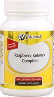 Vitacost Raspberry Ketones Complete (250 mg) Featuring Razberi-K with Green Coffee Bean and Green Tea - 60 Vegetarian Capsules