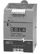 SOLA HEVI DUTY SDN 5-24-100P AC/DC CONV, DIN RAIL, 1 O/P, 264VAC, 24V