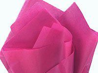 Brand New Cerise Dark Hot Pink Fuschia Bulk Tissue Paper 20 Inch x 26 Inch - 48 Sheets