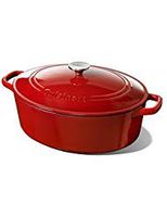 Cuisinart 7 Quart Oval Casserole, Red Gradient