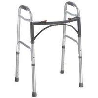 McKesson Aluminum 32 to 39" H Folding Walker Up to 350 lbs