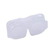 LZIYAN Flip Top Contact Lens Cases with Tweezer Eyeglasses Storage Box Portable Case Container for Travel Home Accessories,Transparent Color