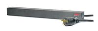 APC Rack Mount PDU, Basic 208V/20A, (12) Outlets, 1U Horizontal Rackmount (AP9566)