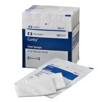 Curity Cover Sponge Gauze 4"x3" - Item Number 3157-BX - 50 Each / Box
