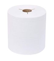 Tork 8030630 Premium Paper Hand Towel Roll, Y Notch, 1-Ply, 8.0" Width x 600' Lenth, White (Case of 6 Rolls, 600 Feet per Roll, 3,600 Feet per Case)