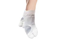 OrthoSleeve BR4 Bunion Relief Socks (Single,White,Small) Split-Toe Design Separates Toes, relieves Bunion Pain and a targeted Bunion pad Reduces Toe Friction and relieves Hallux valgus Pain