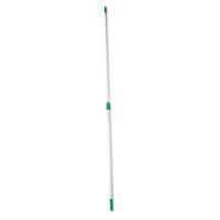 Unger EZ250 OptiLoc Aluminum 2-Sections Telescopic Extension Pole with ErgoTec Locking Cone, 8' Length (Case of 10)