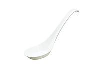 [600 COUNT] Extra Large Asian Style Soup/Tapas Spoons - Made from plant based cornstarch perfect for soups ramen noodles pho tapas, with end bowl hook disposable single or machine washable multi-use