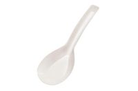 [2400 COUNT] Mini 4.5" Compostable Asian Soup Spoons Disposable Cornstarch Oriental Japanese Ramen Noodles Miso Pho Tapas Sample Appetizer Wonton (4.5 inch Long, Sustainable Cutlery Made of Corn)