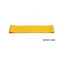 Resistance Band Rubber Band Exercise Fitness Equipment Sports Rubber Band Rubber Ring Latex Yoga Gym Strength Training (Color : Yellow 500x50x1.3MM)