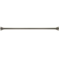 Kingston Brass SR118 Americana 60-Inch-72-Inch Tension Shower Rod with Decorative Flange, Satin Nickel