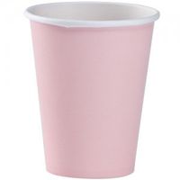 Pans Pro Paper Party Cups (Assorted Colors, 9 OZ) Packaging May Vary (48PACK, Pink)