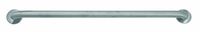 Bradley 8322-001240 Heavy Duty Stainless Steel Safety-Grip Grab Bar with Concealed Mounting, 1-1/4" OD x 24" Length